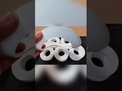 ASME B16.21 PTFE no metálico de junta plana de color blanco para bridas de tubería de cara plana