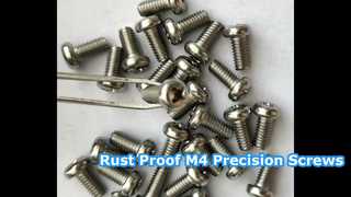 Tornillo de cabeza redonda Phillips de acero inoxidable M4-0,7 × 8
