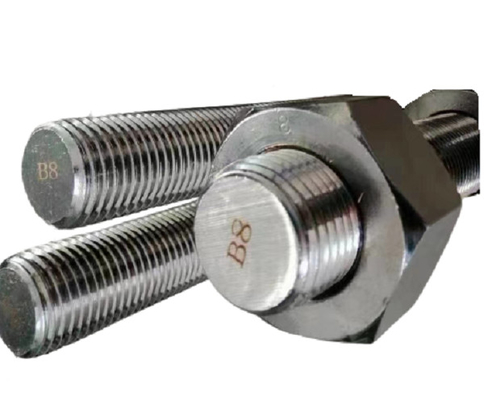 comprar El hilo continuo tachona los dientes/los pernos gruesos del perno prisionero del acero ASTM A193 B8 de Staninless online manufacture