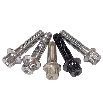 comprar Parafusos de cabeza de tapa de ferry / pernos de ferry, es decir, parafusos de tapa de 12 puntos de cabeza de brida de cromo online manufacture