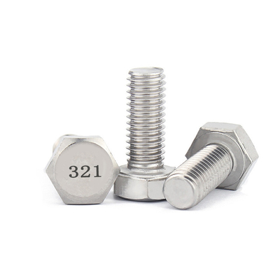 comprar Un hilo UNC Full Thread Hex Head Bolt DIN933 en acero inoxidable austenítico 321 0Cr18Ni10Ti online manufacture