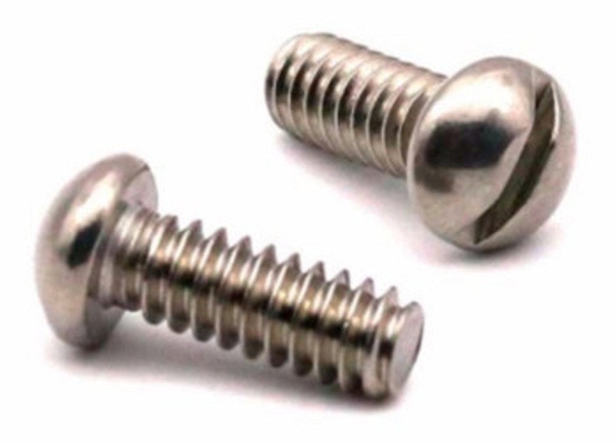 comprar Las condiciones de las pruebas de calidad se especifican en el anexo I.6.3/QJ2837 Cerrojo de cabeza redonda con ranuras / tornillo mecánico con cobertura completa del hilo online manufacture