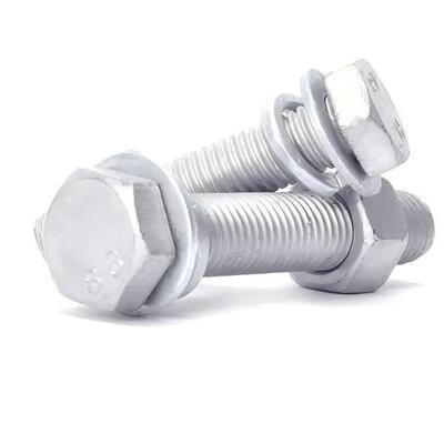 comprar Resistencia a la corrosión ultra alta pernos de cabeza hexagonal galvanizados en caliente con lavadoras simples, lavadoras de resorte y nuez hexagonal utilizados para energía fotovoltaica, eólica, ultra Fabricación en línea