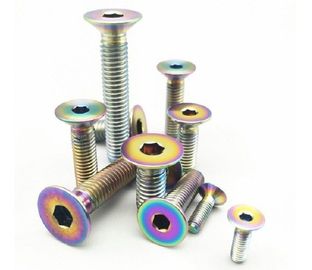 comprar Pernos avellanados titanio múltiple del color GR2 con la cabeza Torx del hex. plano online manufacture