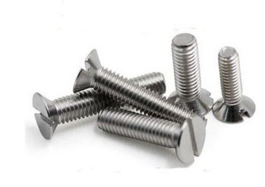 comprar Perno principal plano avellanado ranurado de acero inoxidable M6 M10 con roscado completamente online manufacture