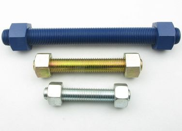 comprar El perno terminado doble de alta resistencia roscado completo modificó para requisitos particulares con 2 nueces pesadas del hex. online manufacture