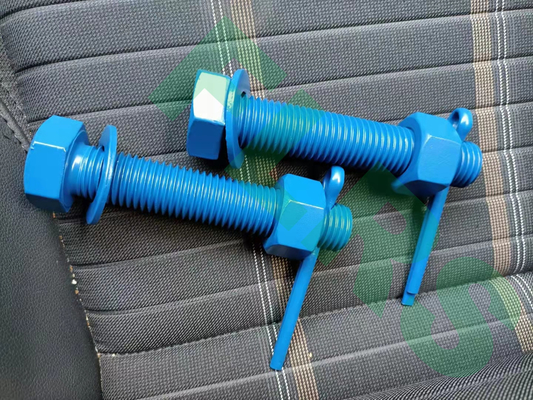 comprar Galjanoplastia terminada doble revestida del cinc del perno del fluoropolímero para el esfuerzo de torsión de la salida online manufacture