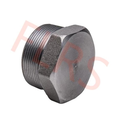 Enchufe principal roscado material A182 F316 ASME B16.11 del hexágono de MNPT BSPT