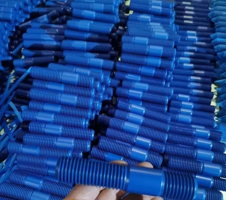 Perno terminado doble de acero inoxidable PFTE del proceso que cubre ASTM A193 B8