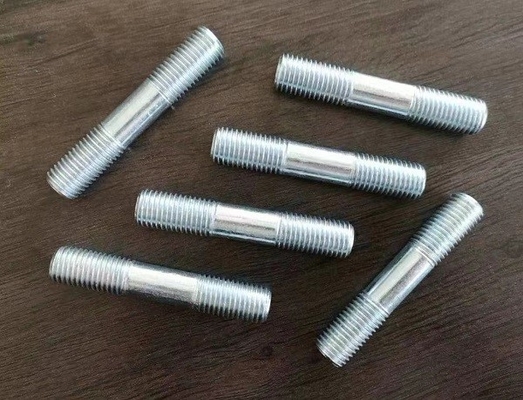 Cubra con cinc platear el electro terminado doble de acero del perno galvanizó la fijación del tipo con abrazadera pernos prisioneros roscados