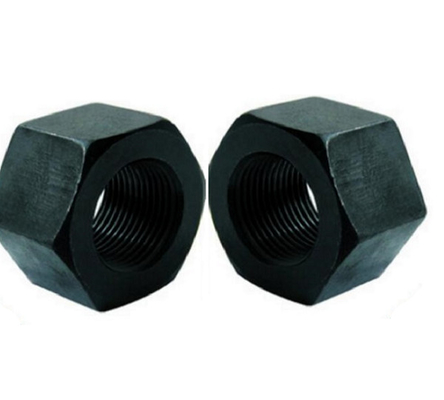 Nuez de hex. de acero de la galjanoplastia/M3 M8 M12 del óxido del negro de la tuerca de fijación del hexágono de carbono