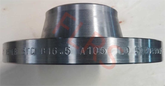 El acero de carbono de soldadura del reborde del tubo del cuello de la cara plana pintó 150LB