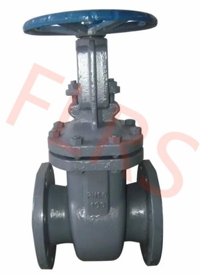 Válvula de DN150 Marine Cast Steel Flanged Gate para la construcción naval JIS F7366 PN10