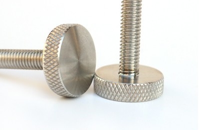 Parafusos de pulgar de acero inoxidable de tipo delgado DIN653