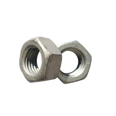 Líneas eléctricas Hexagon Nut Hot Dip Galvanized con el estándar DIN