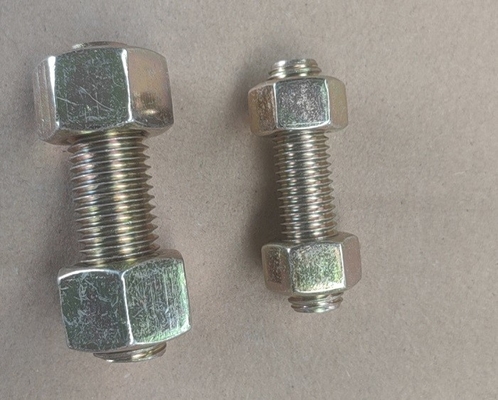 Lavadora roscada plateada bicromato ASME A193 de la nuez de hex. del perno del perno prisionero