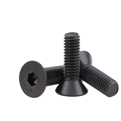 Acero de carbono de alta resistencia Gr.10.9 Allen Contrafundido de cabeza de tornillo de hilo completo estándar DIN7991