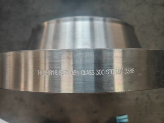 Flange de acero al carbono de superficie personalizada para la clase de presión 150 hasta la clase 2500 H.D.G. o según lo deseado