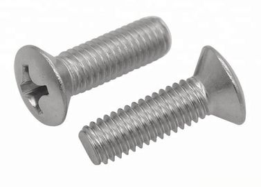 Tornillo ahuecado cruzado métrico, tornillo de Phillips Raised Countersunk Head Machine
