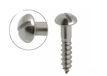 El acero redondo ranurado métrico de los SS 304 316/carbono de los tornillos penetrantes de la cabeza hizo
