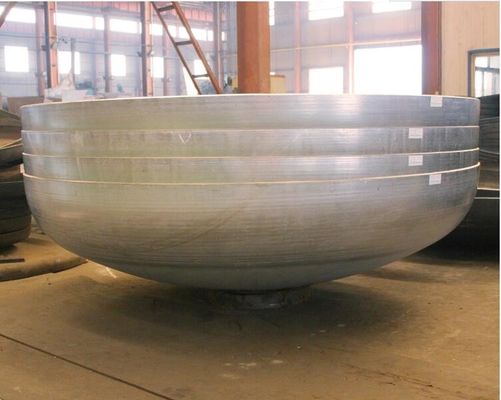El tanque de acero inoxidable elíptico capsula el extremo del plato de Torispherical