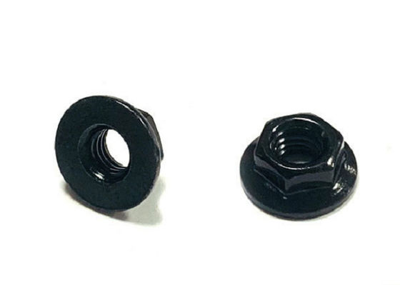 Galjanoplastia del cinc del negro de la nuez del reborde del hex. del acero de carbono de M20 DIN6923