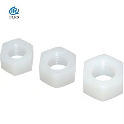 Hex. de la tuerca hexagonal de Pvdf. Nuez resistente a la corrosión natural color/M3-M20 de las nueces
