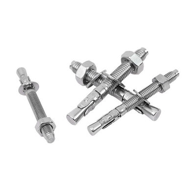 Pernos de extensión llanos del perno de ancla de la cuña de los SS M10 M16 M24/del ancla para el hormigón