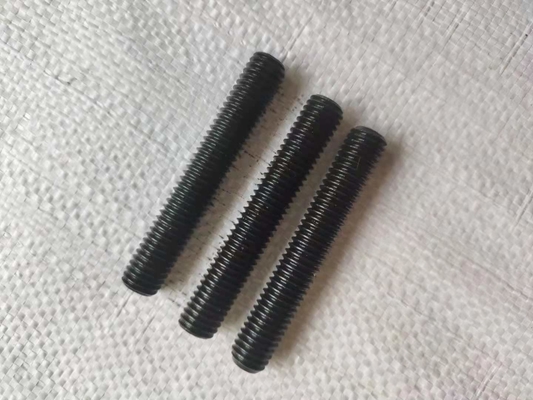 Longitud terminada doble completo del OEM 30m m del perno ASTM A193 del acabado en negro del hilo
